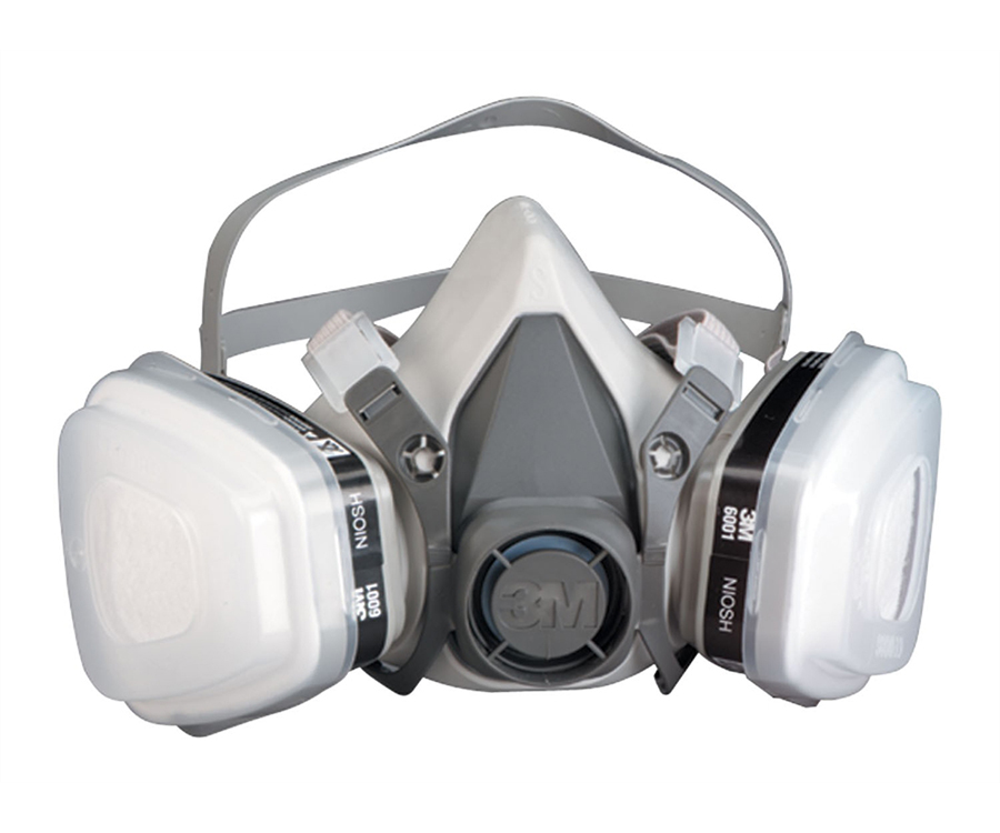 3M Automotive 7179 3M Dual Cartridge Respirator Packout, Or