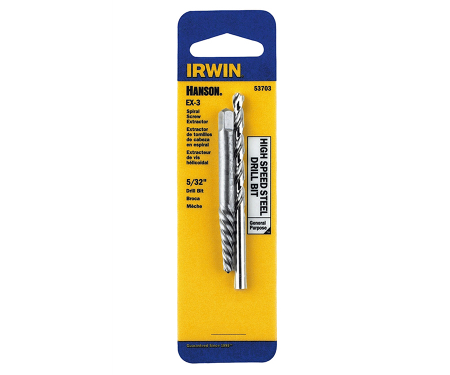 Great Price On Irwin Hanson 53703 Screw Extractor and Drill Bit Combo Pack, EX3 Extractor and