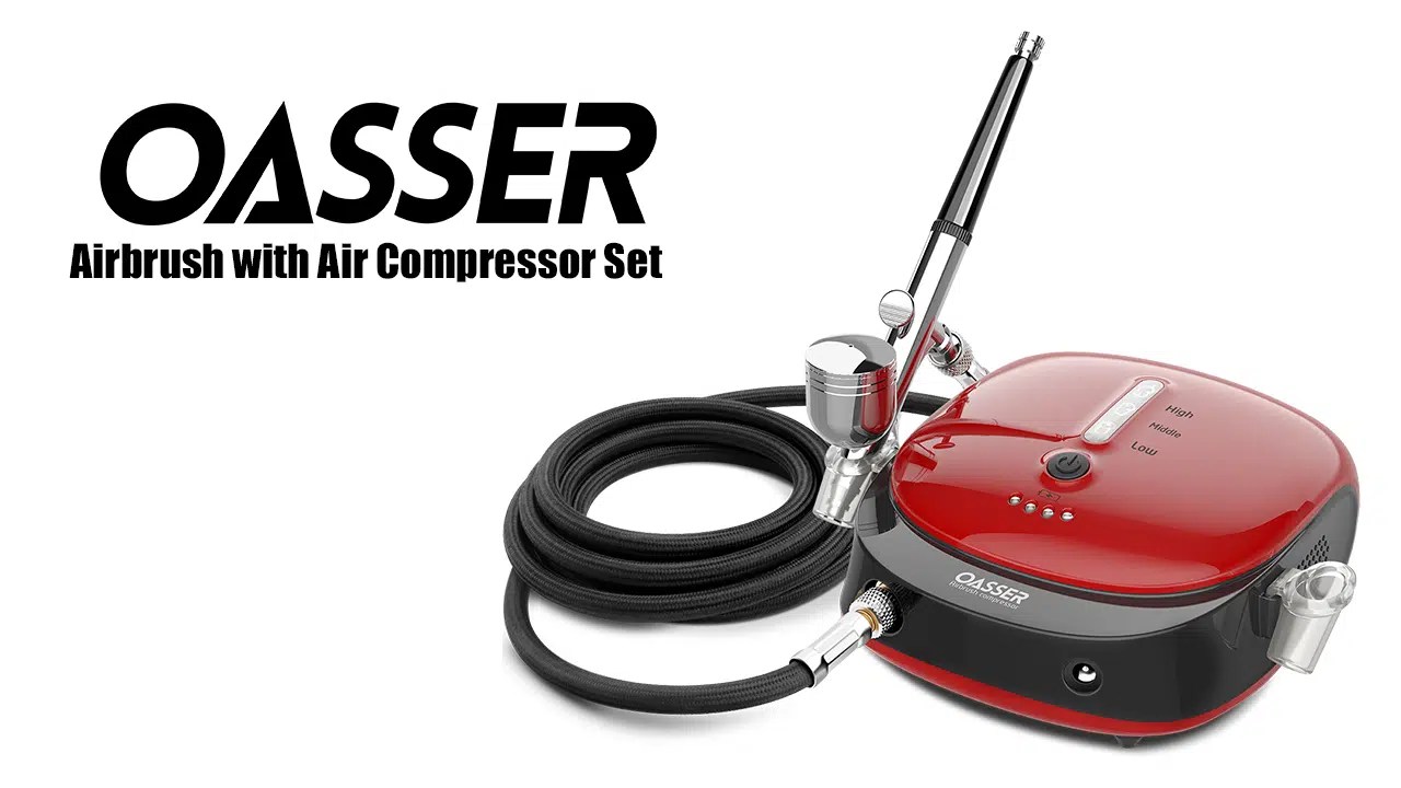 Oasser Airbrush Compressor Kit Review Airbrush for Beginners Toolrage