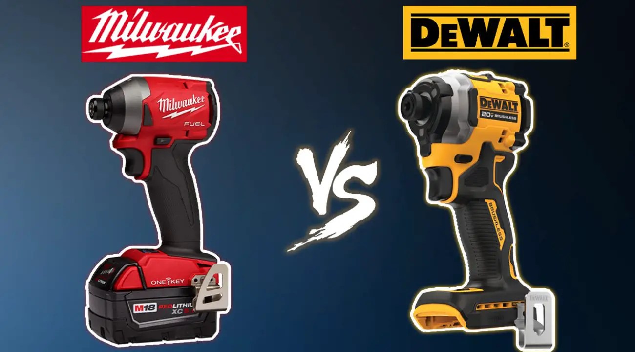 Milwaukee vs Dewalt Impact Driver Which Is The Best?