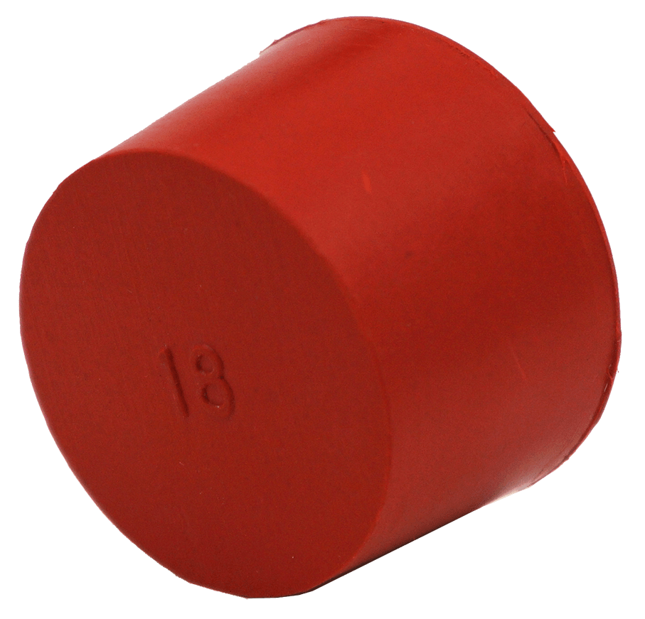 Red Rubber Tuning Fork Activator (Puck Style) Tools for Wellness