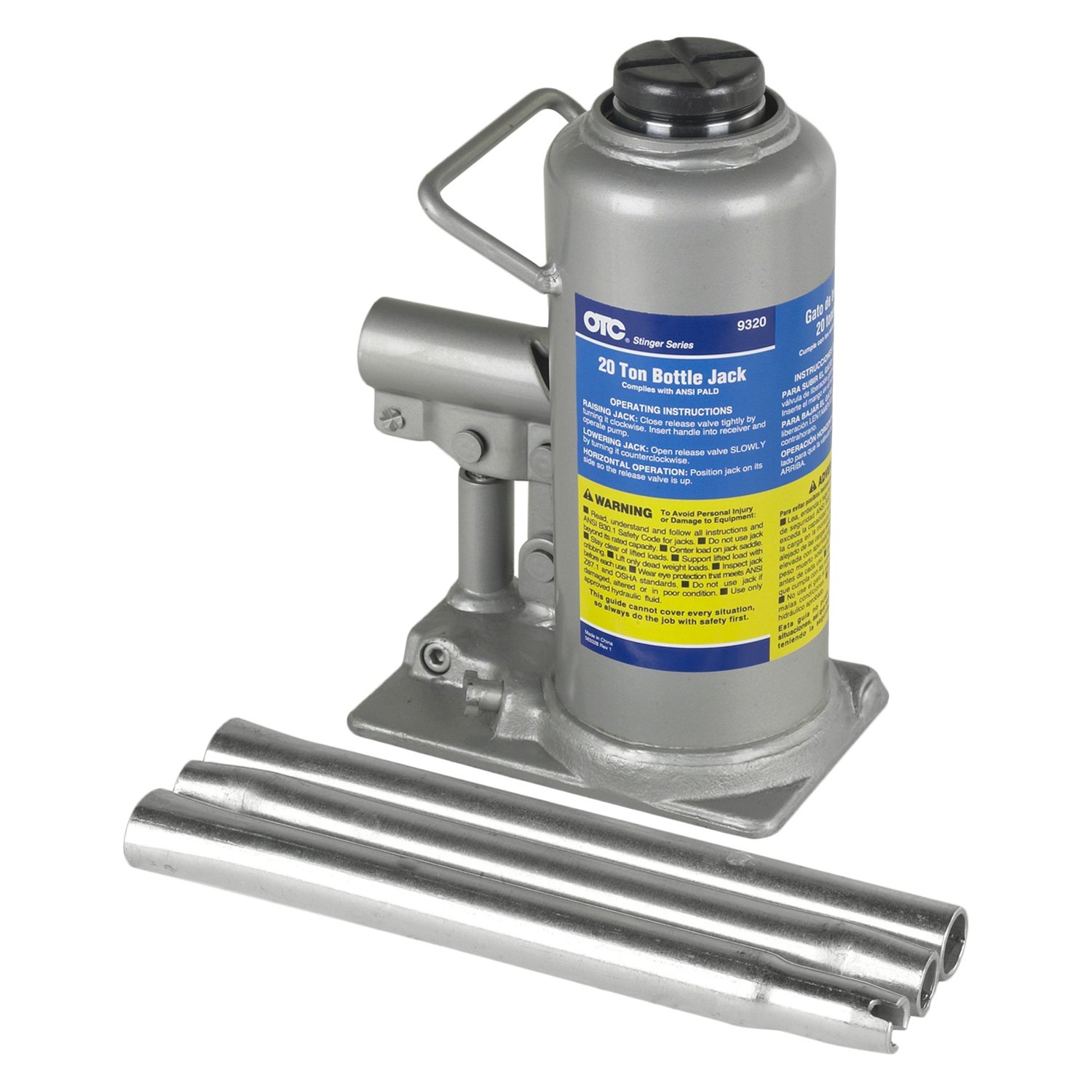 OTC® 9320 20 Ton Hydraulic Bottle Jack
