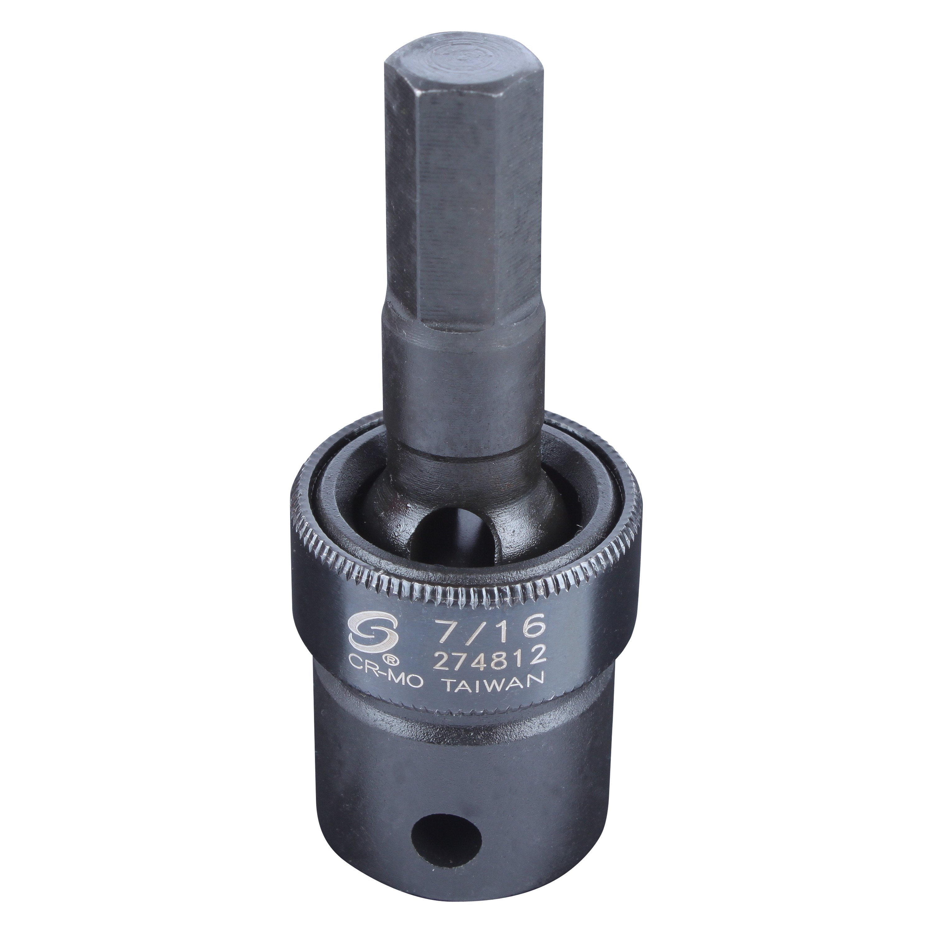 Sunex® 274812 - 1/2" Drive, 7/16" Universal Hex Bit Impact Socket