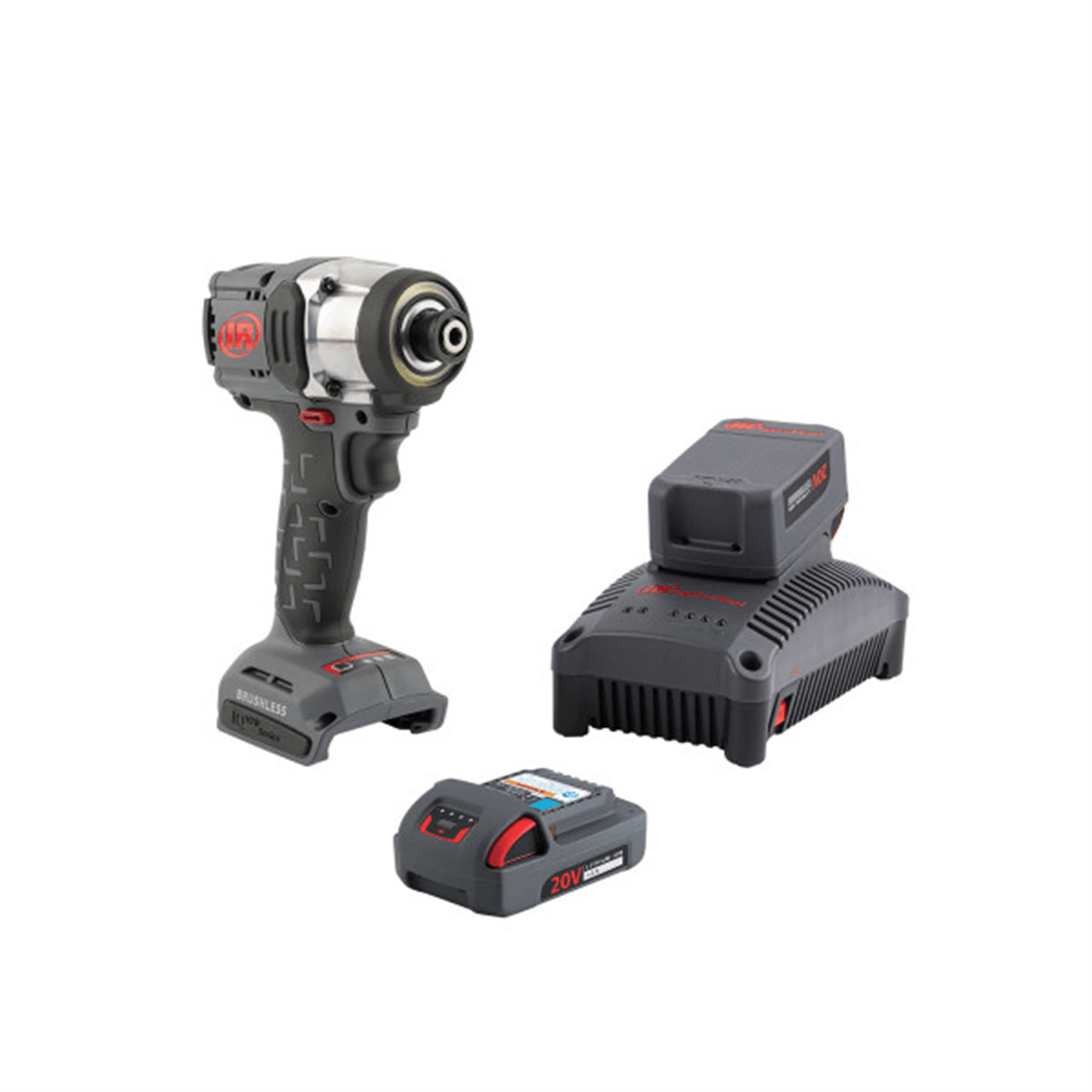 20v 1/4" Hex Compact Impact Driver 2Battery Kit