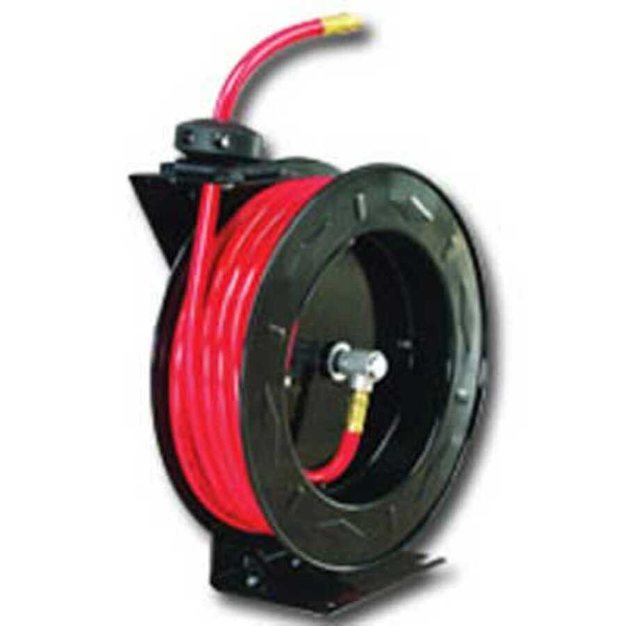 Automatic Rewind Hose Reel w/ Hose 3/8 In x 50 Ft AST 3682