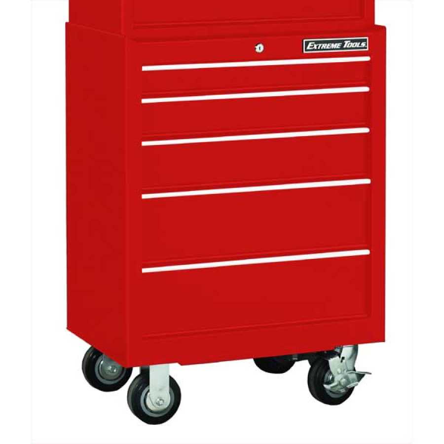 26 In 16 Drawer Glossy Red Roller Cabinet Combo 26 in 16 drawer glossy red roller combo floweryvangoghpainting