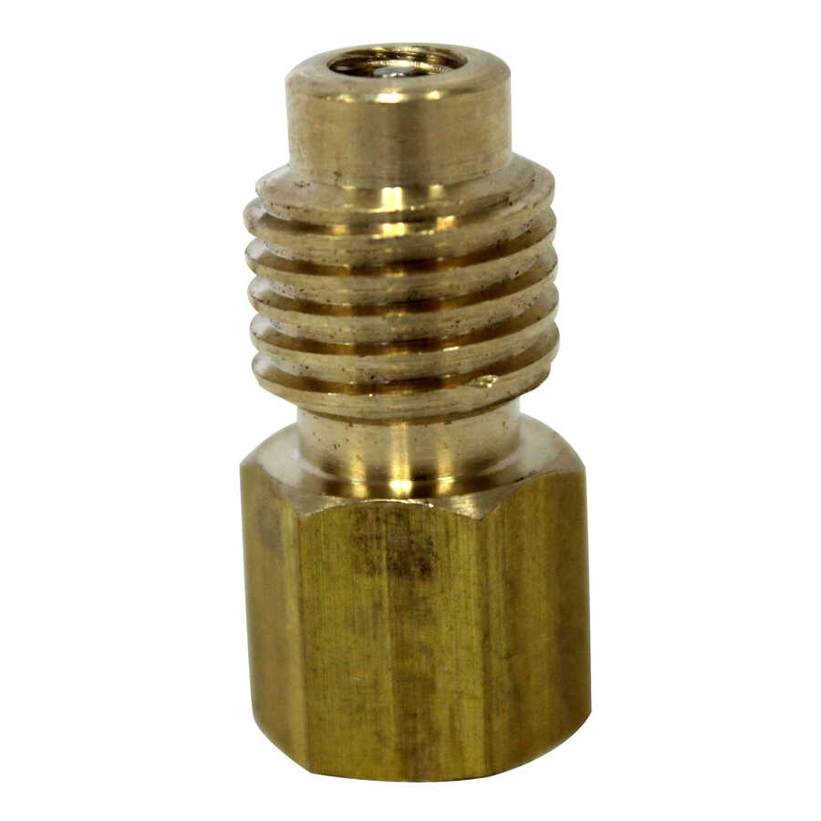 CPS AD84 Brass Adapter 1/2 In ACME F x 1/4 In SAE M 3/Pk CPSAD84