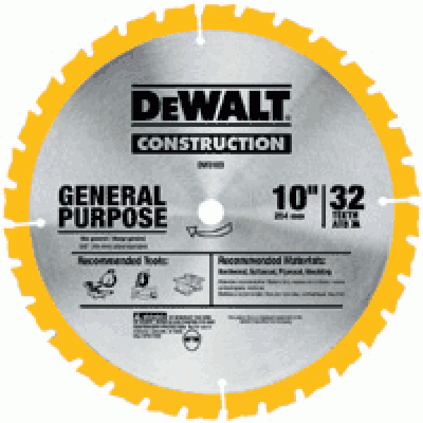 Series 20 10 24T Fast Ripping Table Saw Blade DeWALT DW3112