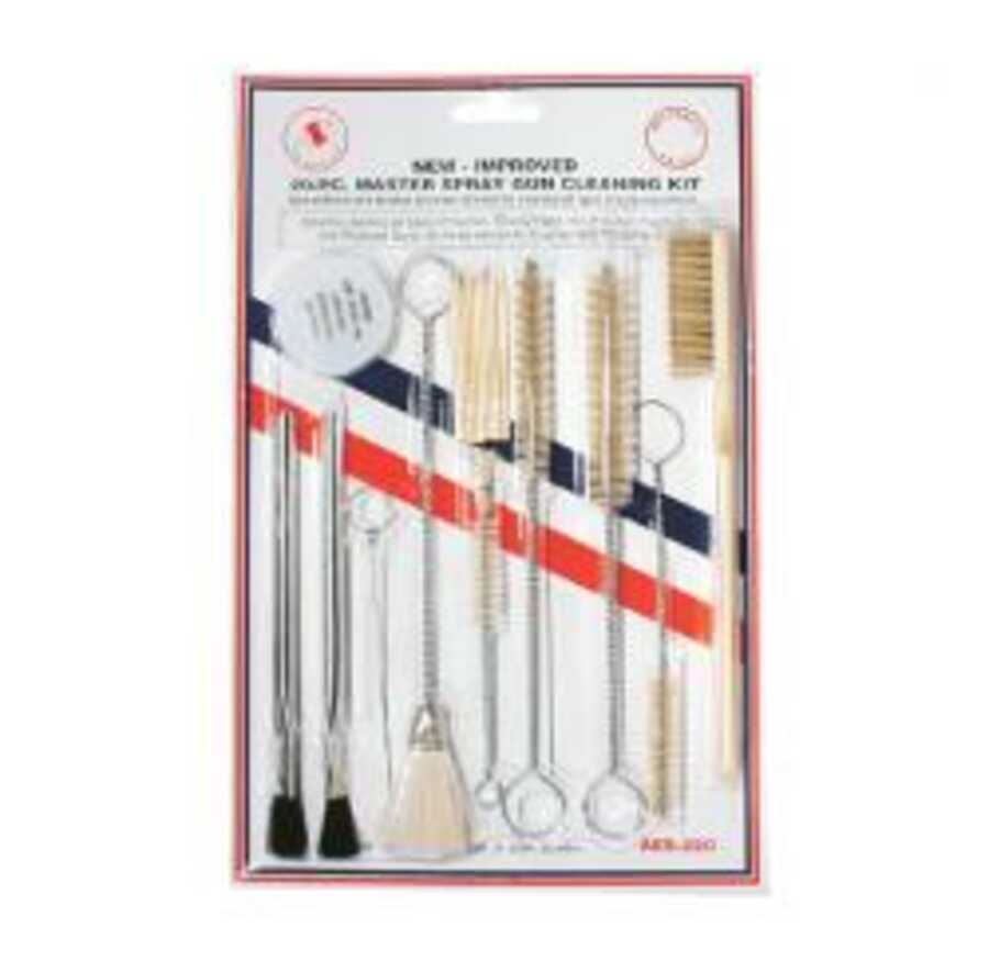 AES Industries 20 Piece Master Spray Gun Cleaning Kit