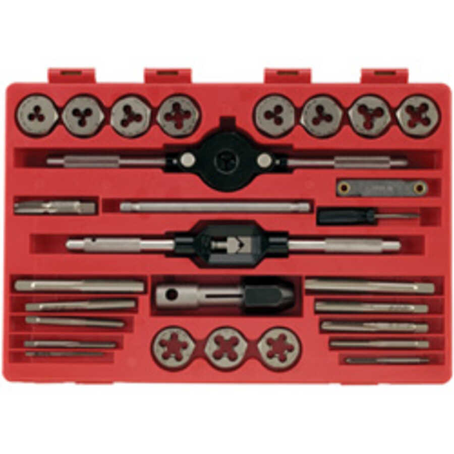 27 Piece Mechanics Tap and Die Set Vermont American 21725