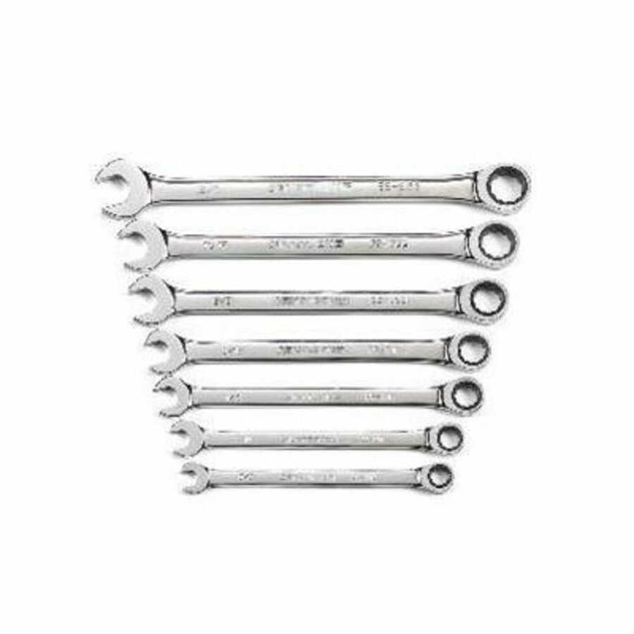 7 Piece Combination Ratcheting Wrench Set (Tray) Armstrong 25662