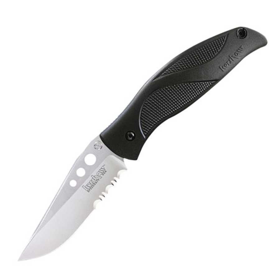 Ken Onion Serrated Blade Whirlwind Folding Knife Kershaw Knives 1560ST