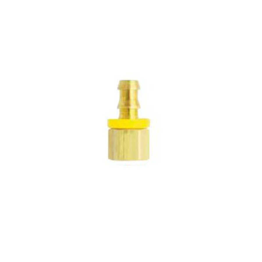 3/8 NPT Push On & Lock On Brass Female Hose End (3/8 Hose ID) Milton