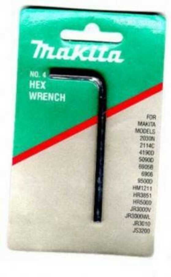 4 Hex Wrench Makita 7832020