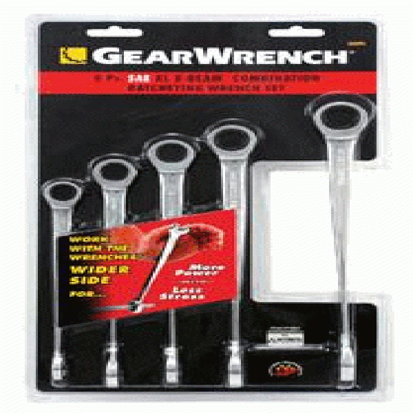 5 Piece GearWrench Ratcheting Wrench XL XBeam Metric Set GearWrench