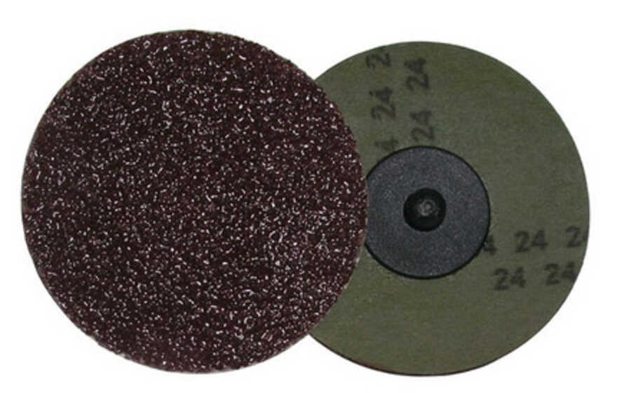Mini Grinding Discs with TwisttoLock Backing Aluminum Oxide 3 24