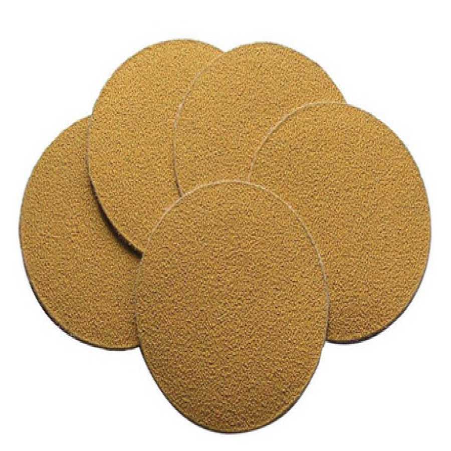 3 Aluminum Oxide Sanding Discs. Velcro Backing 80 Grit 25 Pack