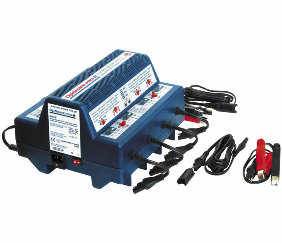 Optimate 8 Battery Charger for Universal Fitment TecMate TS45