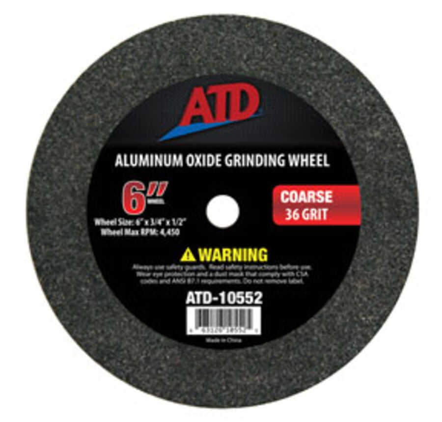 ATD Tools 6 COARSE GRIT GRINDING WHEEL [170835] [10552] 17.21