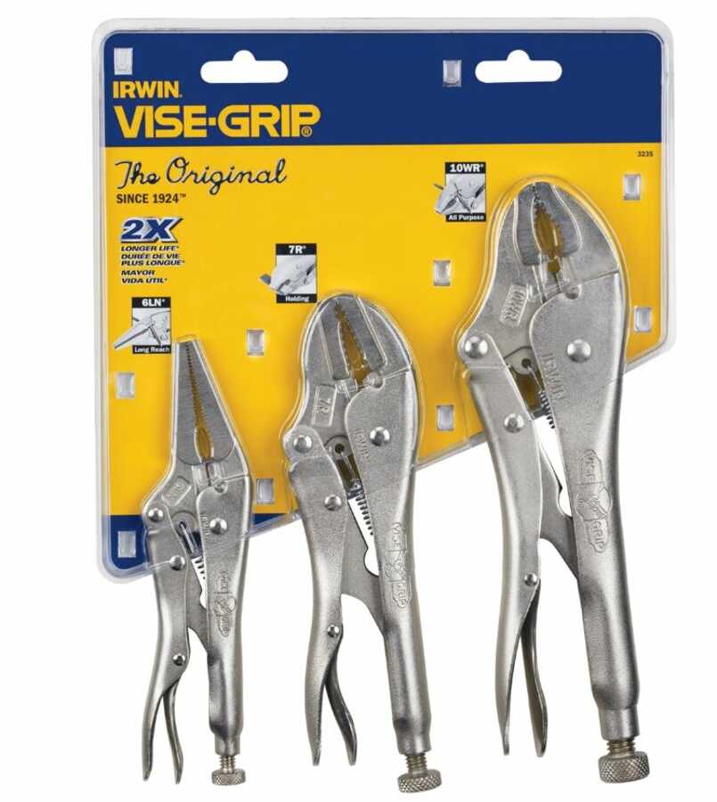 3 Piece Original™ Locking Pliers Set (10WR, 7R and 6LN) [213196] 51.44 Your