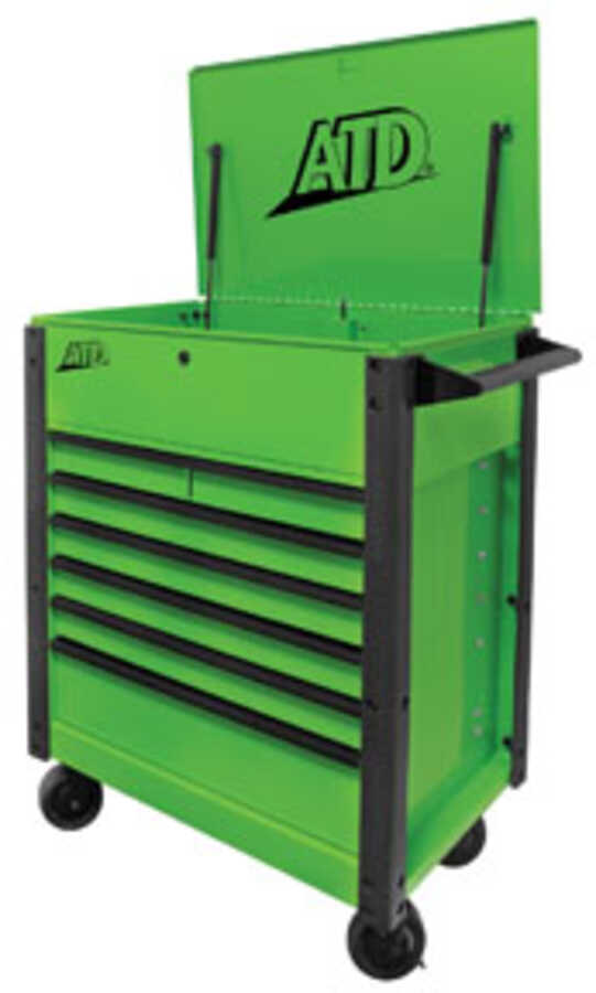 6 Drawer Full Drawer Professional Duty Tool Cart Black Sunex Tools