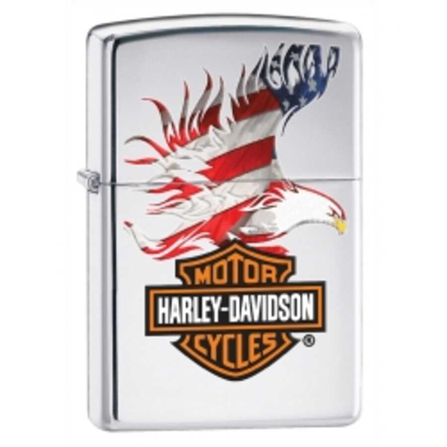 HARLEYDAVIDSON FLAG EAGLE, HIGH POLISH CHROME