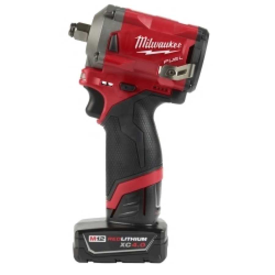 M12 FUEL Stubby 1/2\" Impact Wrench Kit