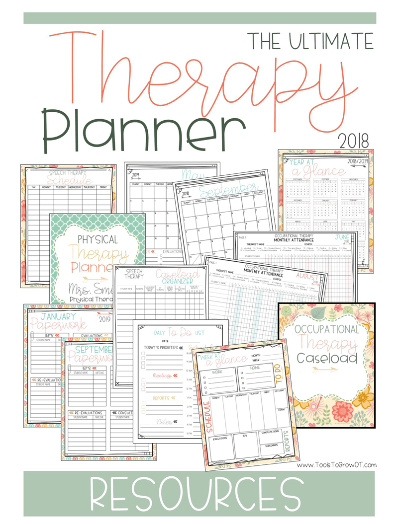 The Ultimate Therapy Planner 2018 Blog Tools To Grow, Inc.