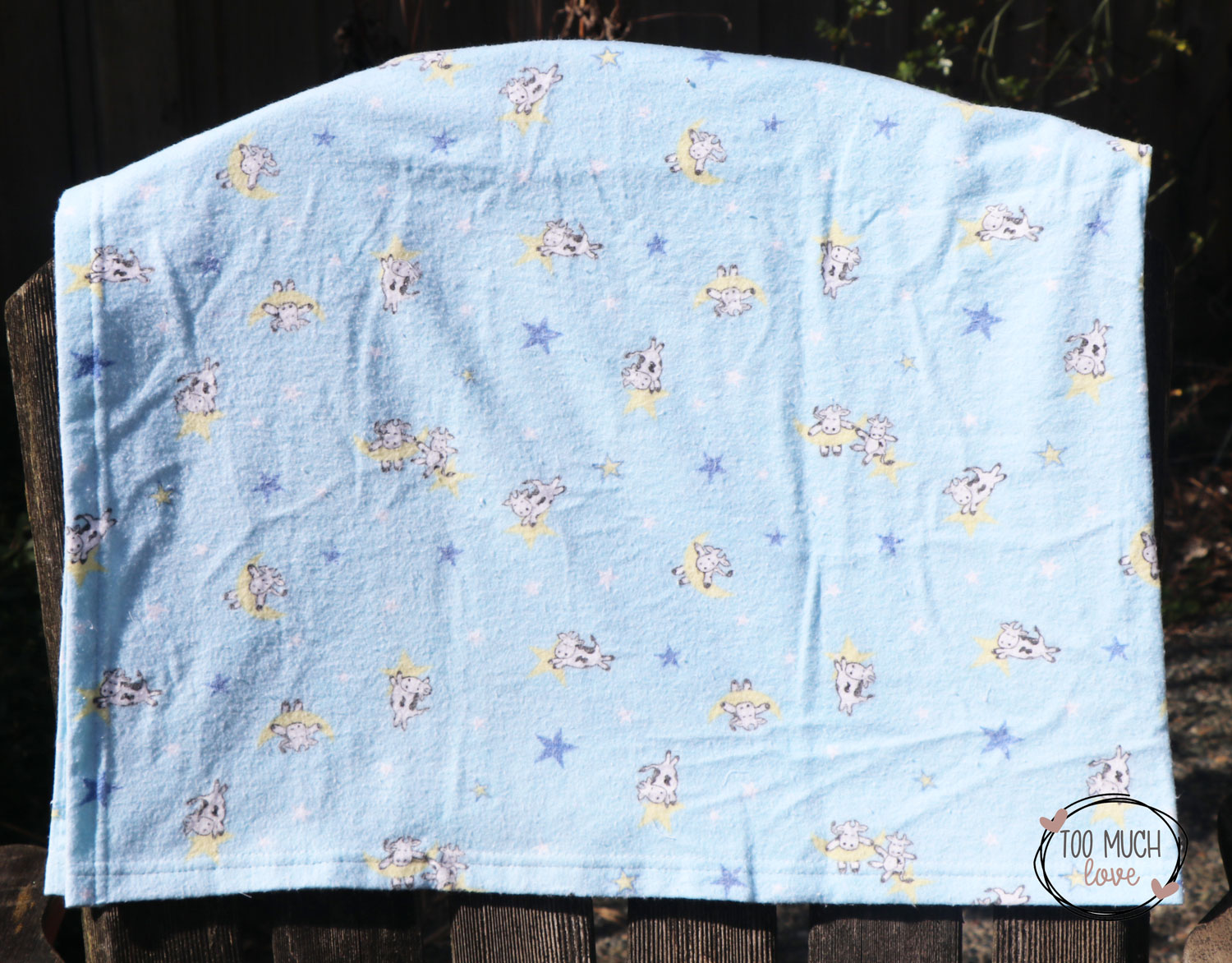 How to Make an Easy Sew Flannel Baby Blanket Too Much Love