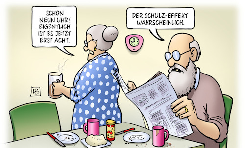 SchulzEffekt By Harm Bengen Politics Cartoon TOONPOOL