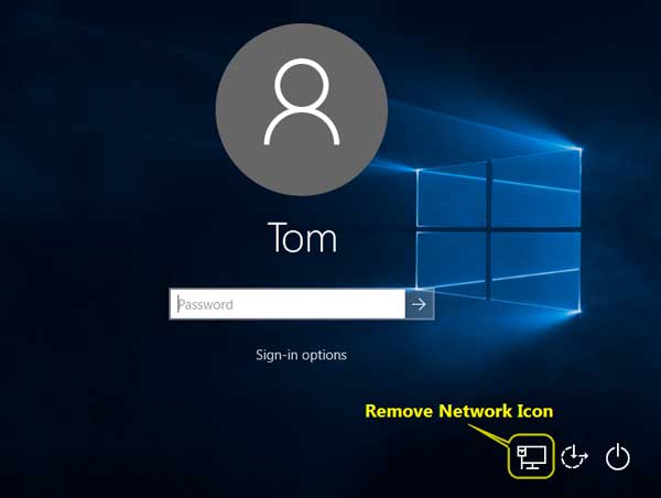 2 Options to Remove Network Icon from Windows 10 / 8 Login