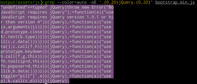 Truncate Long Matching Lines of Grep a Solution That Preserves Color Top Bug Net