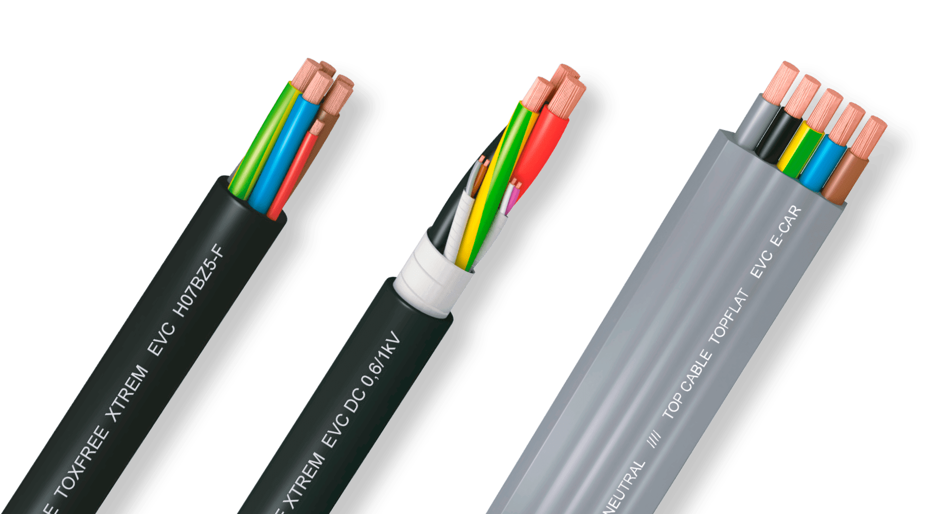 Cable solutions for Electric Vehicle infrastructure Top Cable