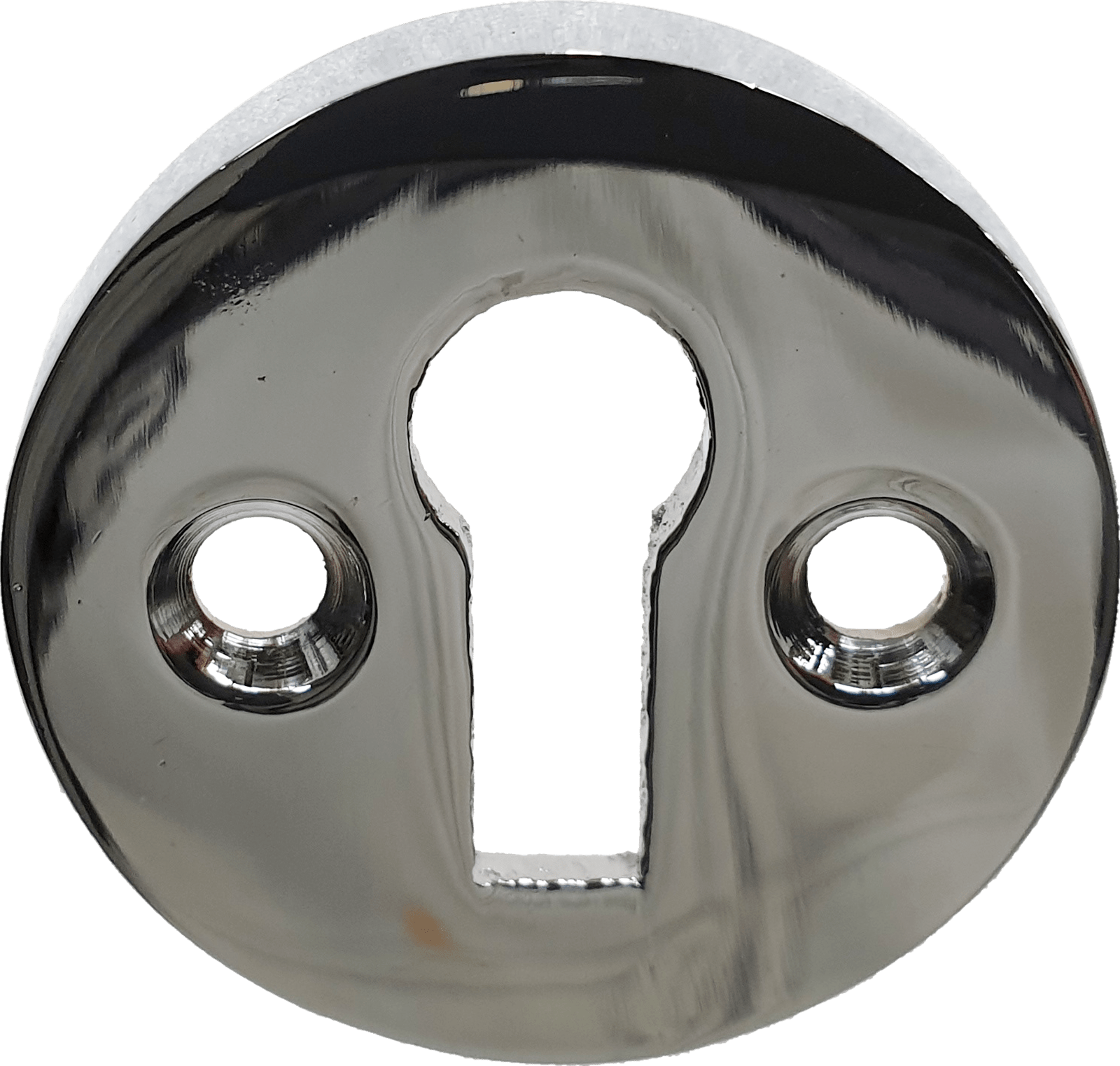 Contemporary Open Escutcheon Polished Chrome