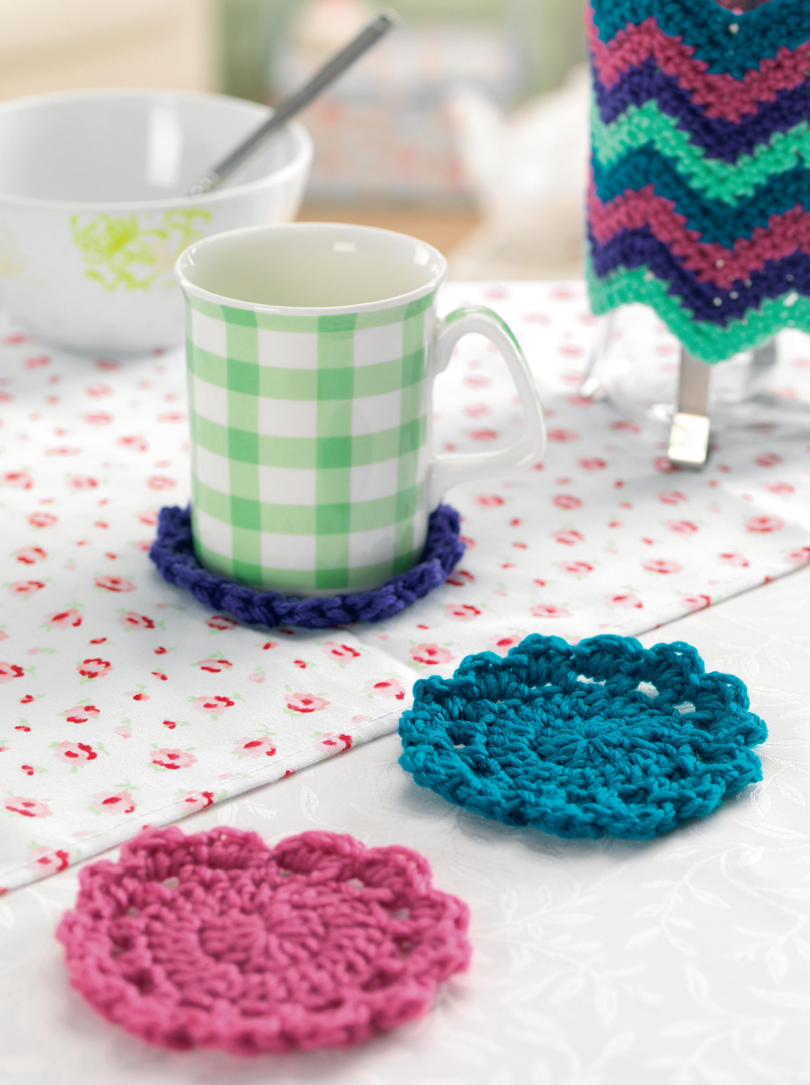 Crochet circular coasters Crochet Pattern