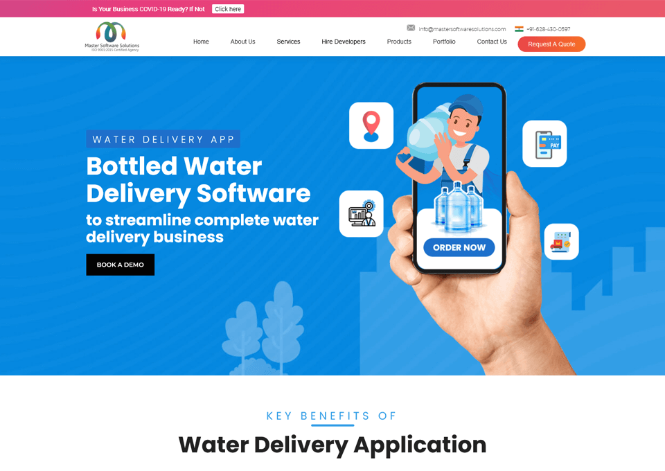 Water Delivery Software Top CSS Gallery
