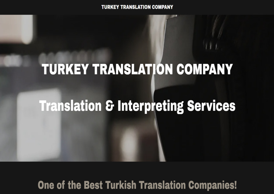 Translation Companies in Turkey Top CSS Gallery