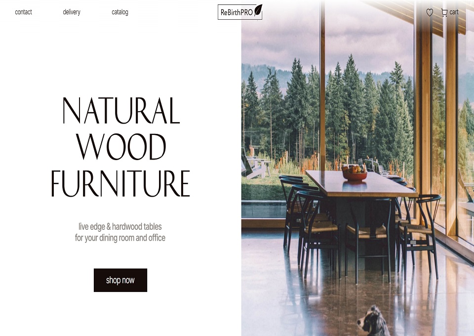 Natural wood furniture store Top CSS Gallery