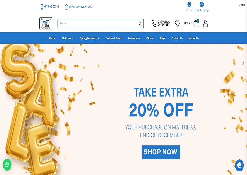 Ruby Mattress Store Dubai Top CSS Gallery