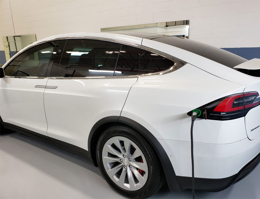 Tesla Window Tinting Specialists in North Carolina Legal Tinting Services