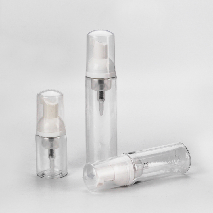 China Best quality Mini Foam Bottles PET Plastic Empty White