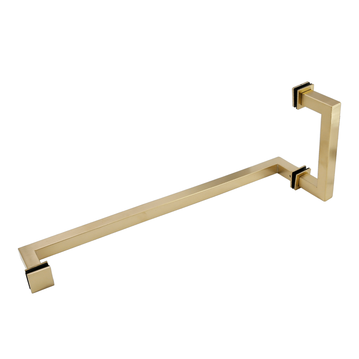 (SSST152_) Stainless Steel Square 6″ Shower Door Pull Handle 18″ Towel