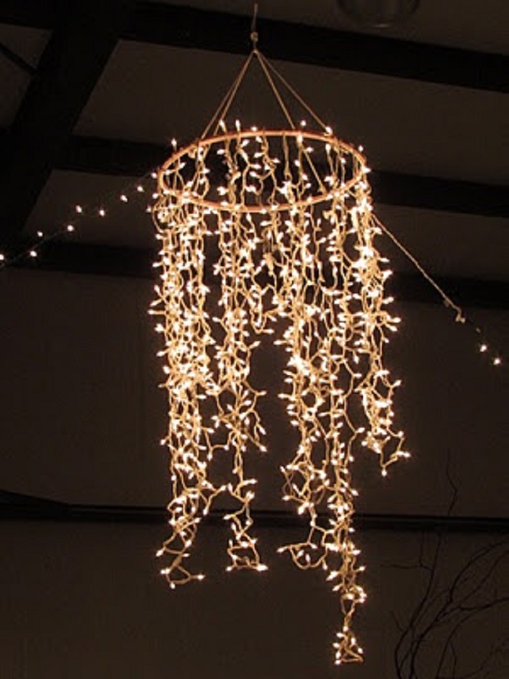 Top 10 DIY Christmas Chandelier Decorations Top Inspired