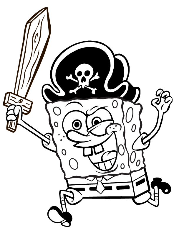 spongebobkleurplaat14 TopKleurplaat.nl