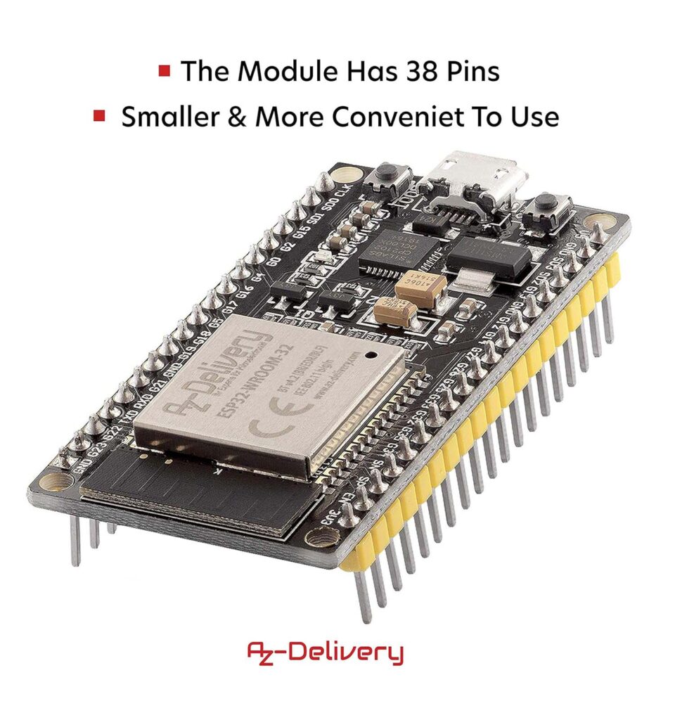 AZDelivery ESP32 NodeMCU Modul WLAN WiFi Dev Kit C Toplampe.de