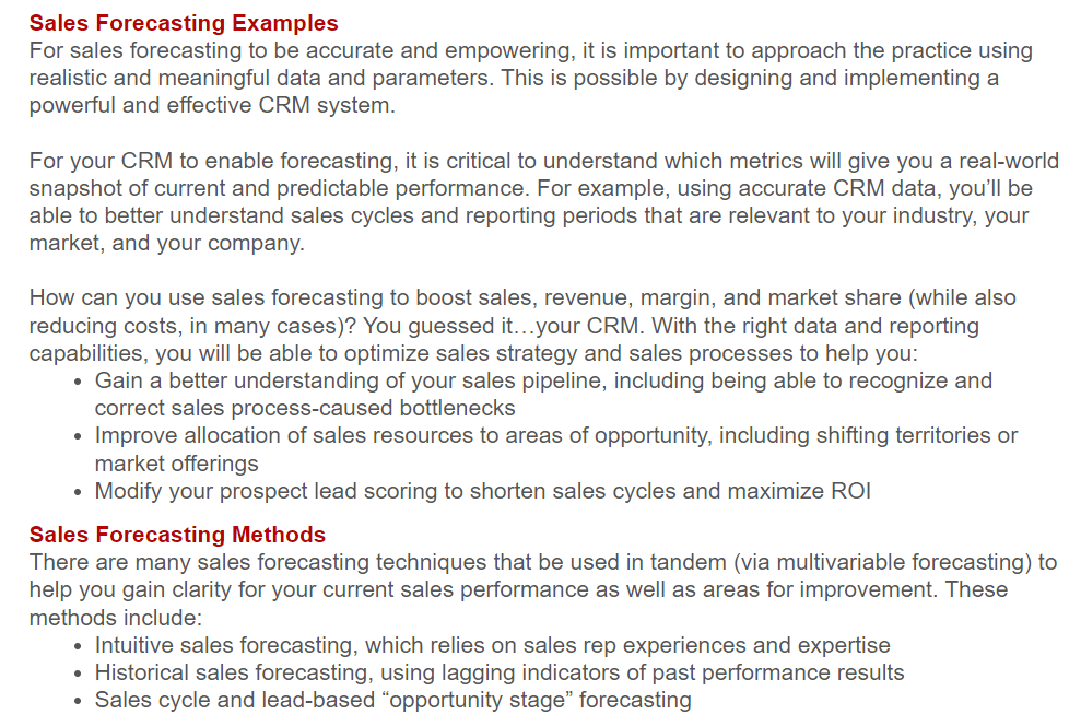 A Beginner's Guide to Sales Forecasting August 2022 Newsletter Top
