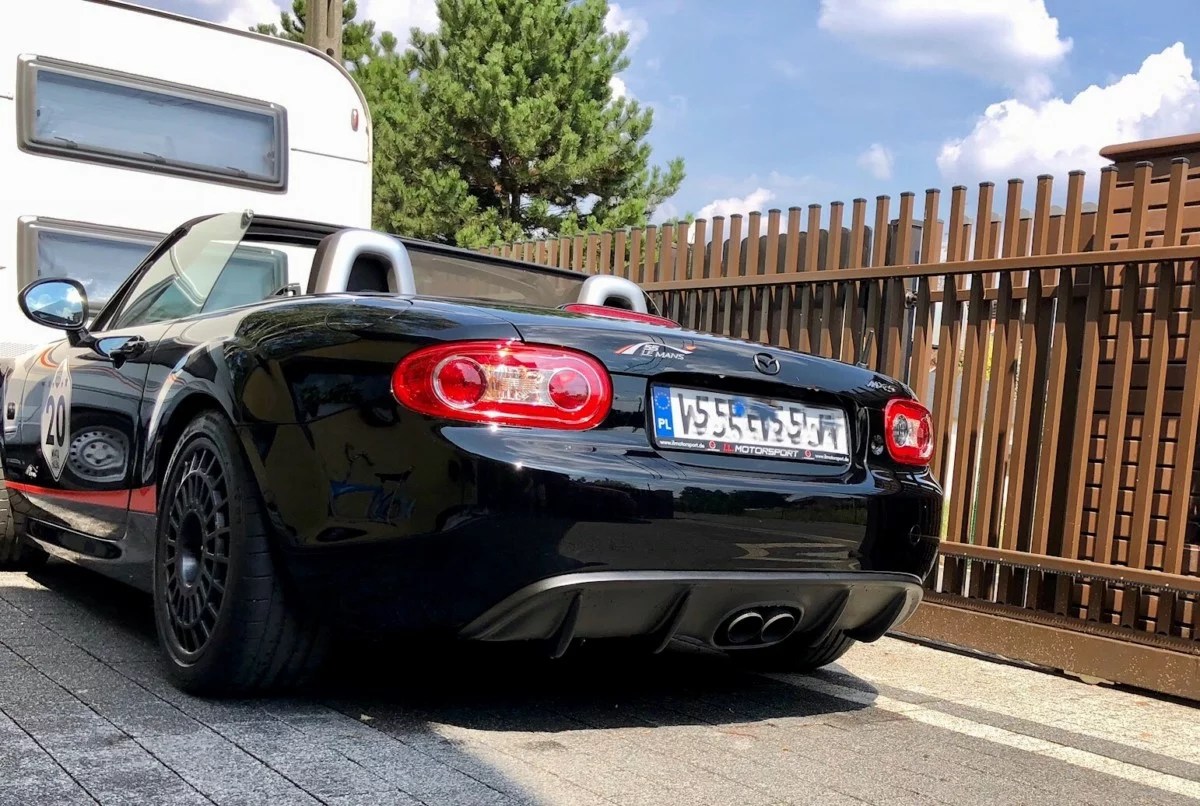 CarbonMiata Rear Diffuser (Center Exhaust) for NC Mazda Miata MX5
