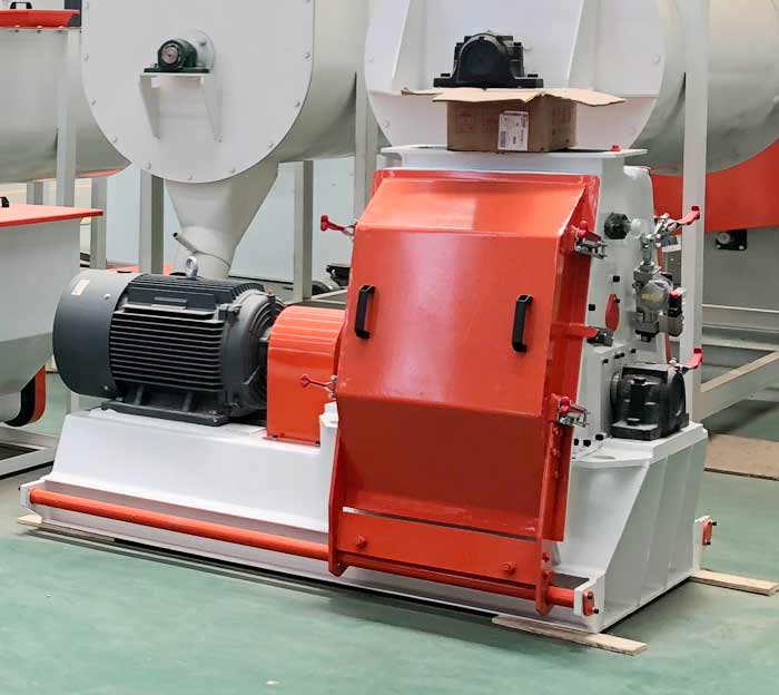reasonable price livestock feed hammer mill grinder with siemens motor
