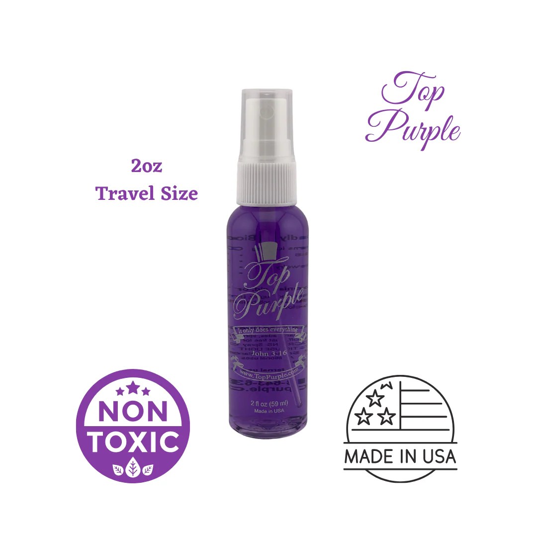 Top Purple Jewelry Cleaner and More 2oz Travel Size TOP Purple