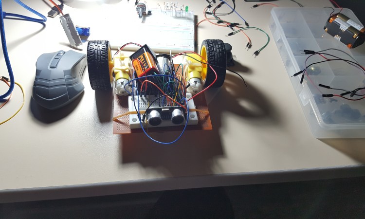 Arduino ile Engelden Kaçan Robot Yapımı Toprak Hattı